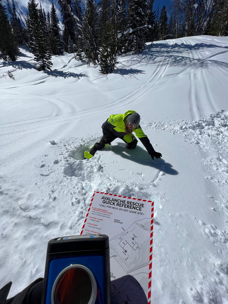 AIARE Motorized Level 2 advanced avalanche course for snowmobile and snowbike riders in Utah