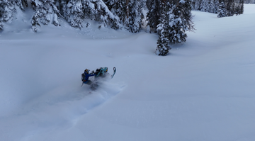 Snowmobile in Chile at Escoriales Summer 2026