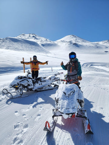 Snowmobile in Chile at Escoriales Summer 2026