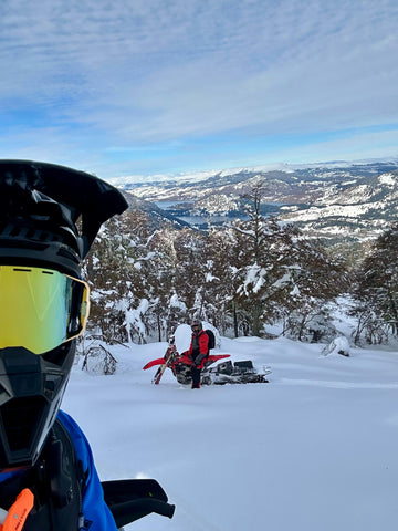 Snowmobile in Chile at Escoriales Summer 2026