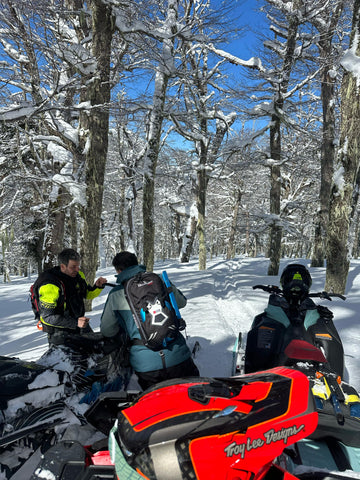 Snowmobile in Chile at Escoriales Summer 2026