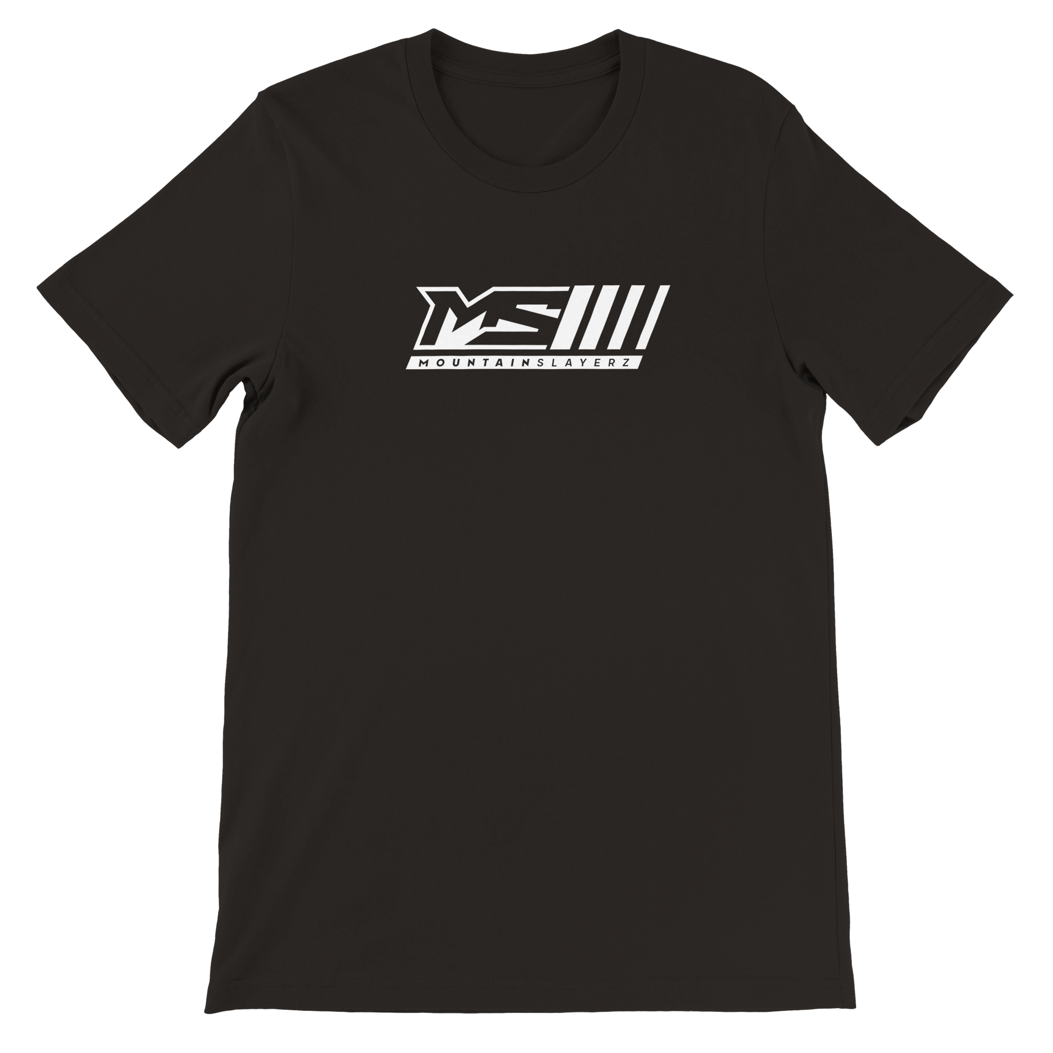 Mountain Slayerz Crew Tee — premium unisex graphic tee, front view