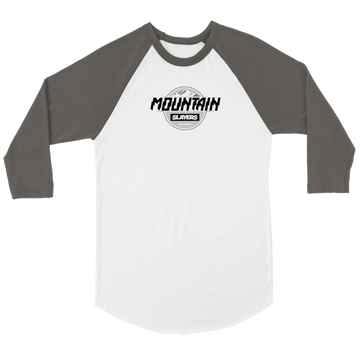 Mountain Slayerz 3/4 sleeve raglan shirt — front view