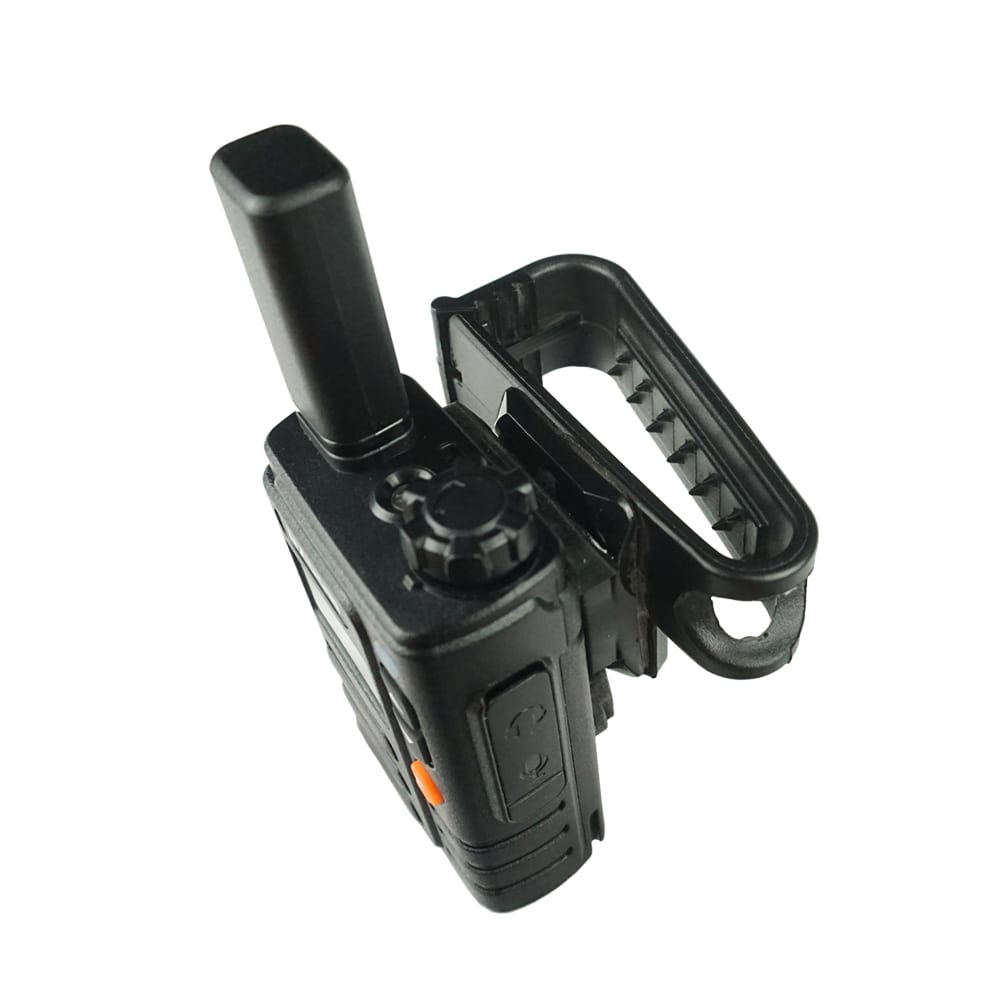 Renegade dirt bike radio mounted on shoulder strap