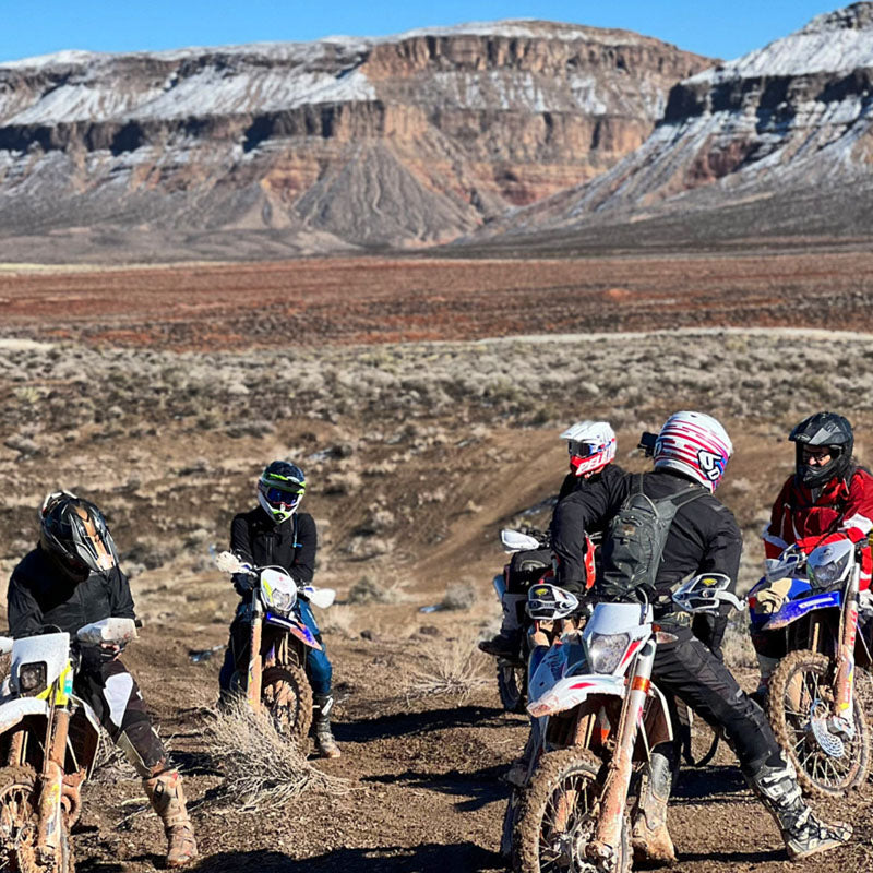 Dirt bike adventure riding near Zion National Park, St. George, Utah