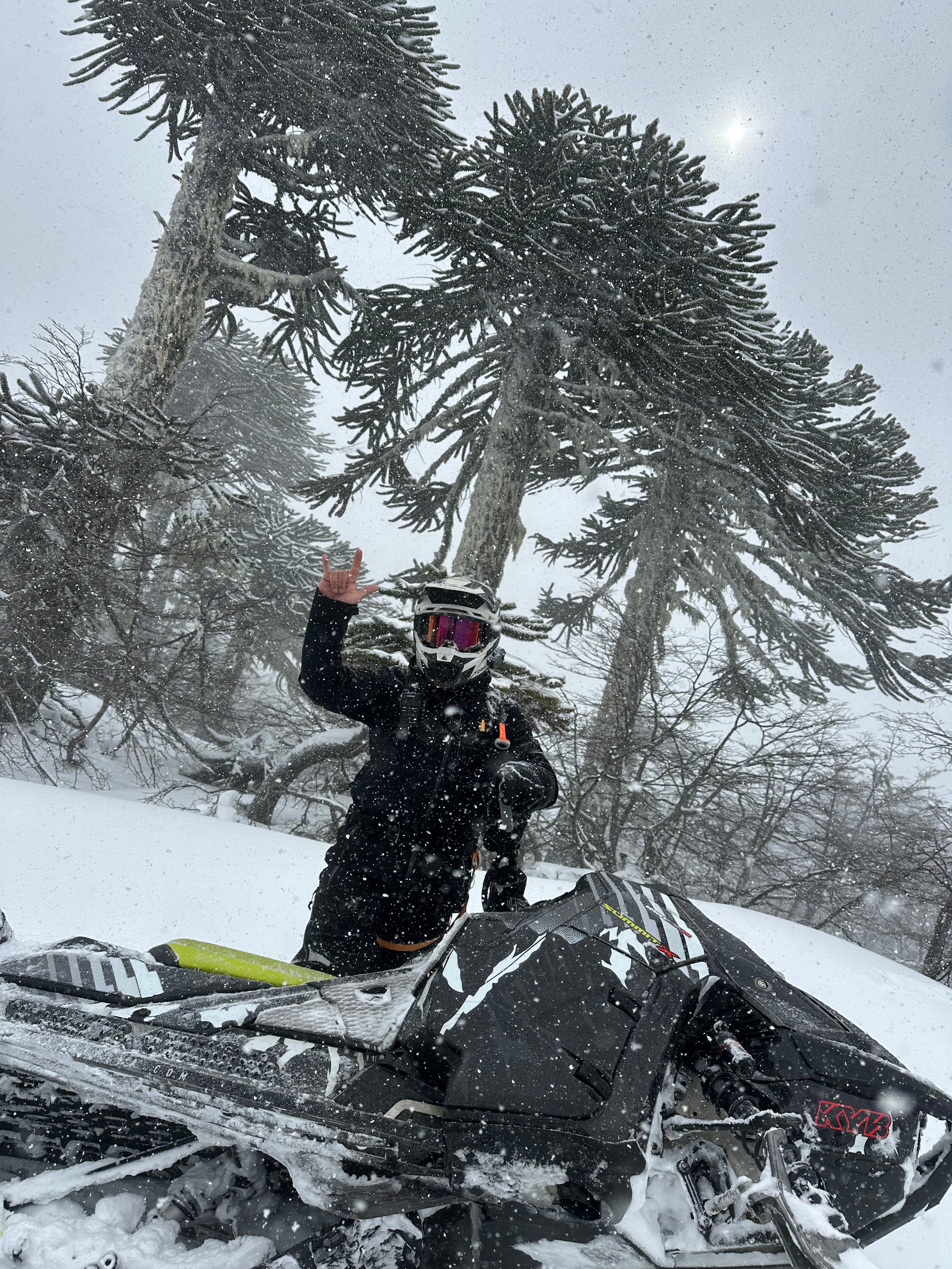 Snowmobile in Chile at Escoriales Summer 2026