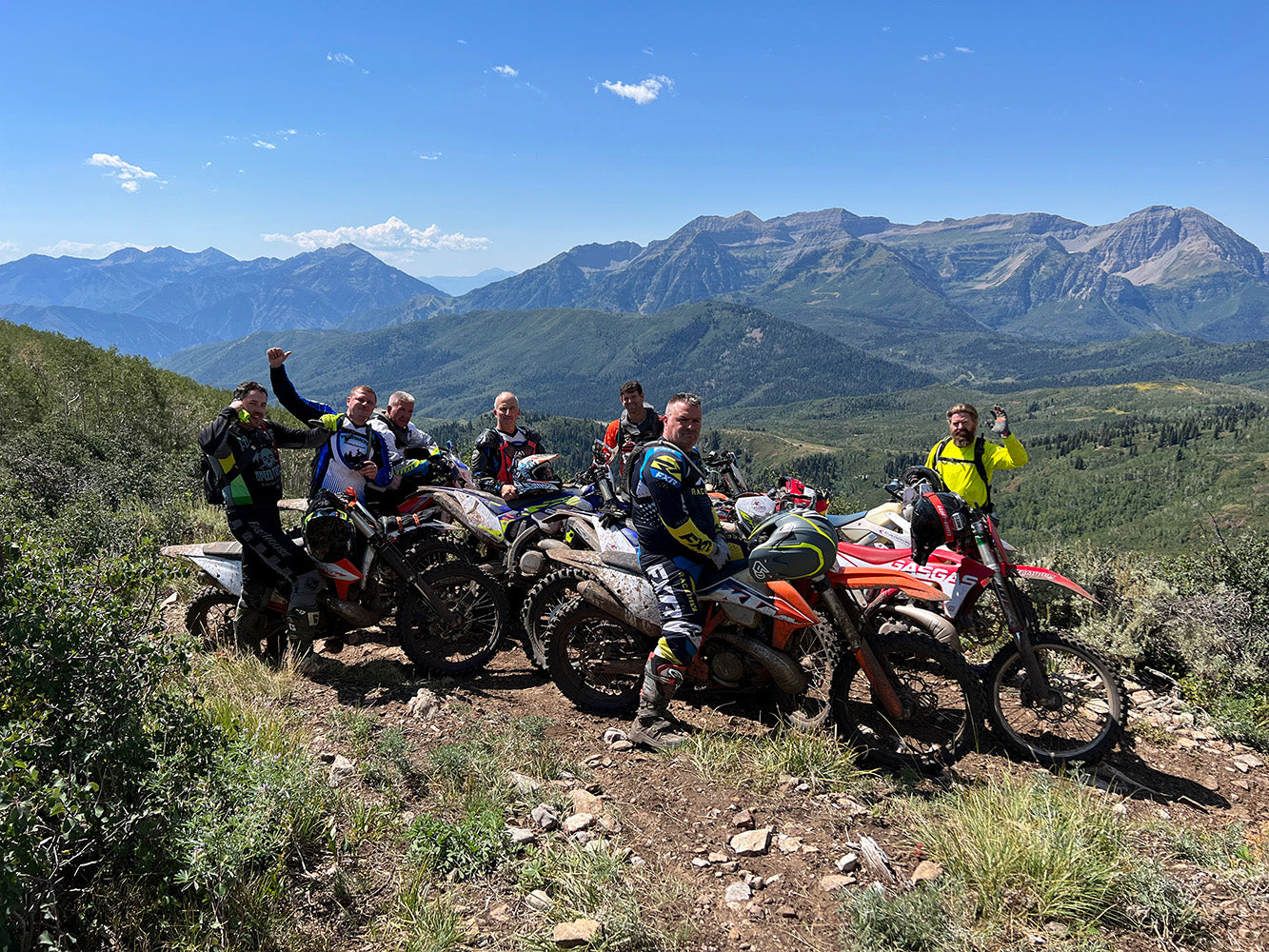 Rental dirt bike available for Northern Utah guided tour with Mountain Slayerz