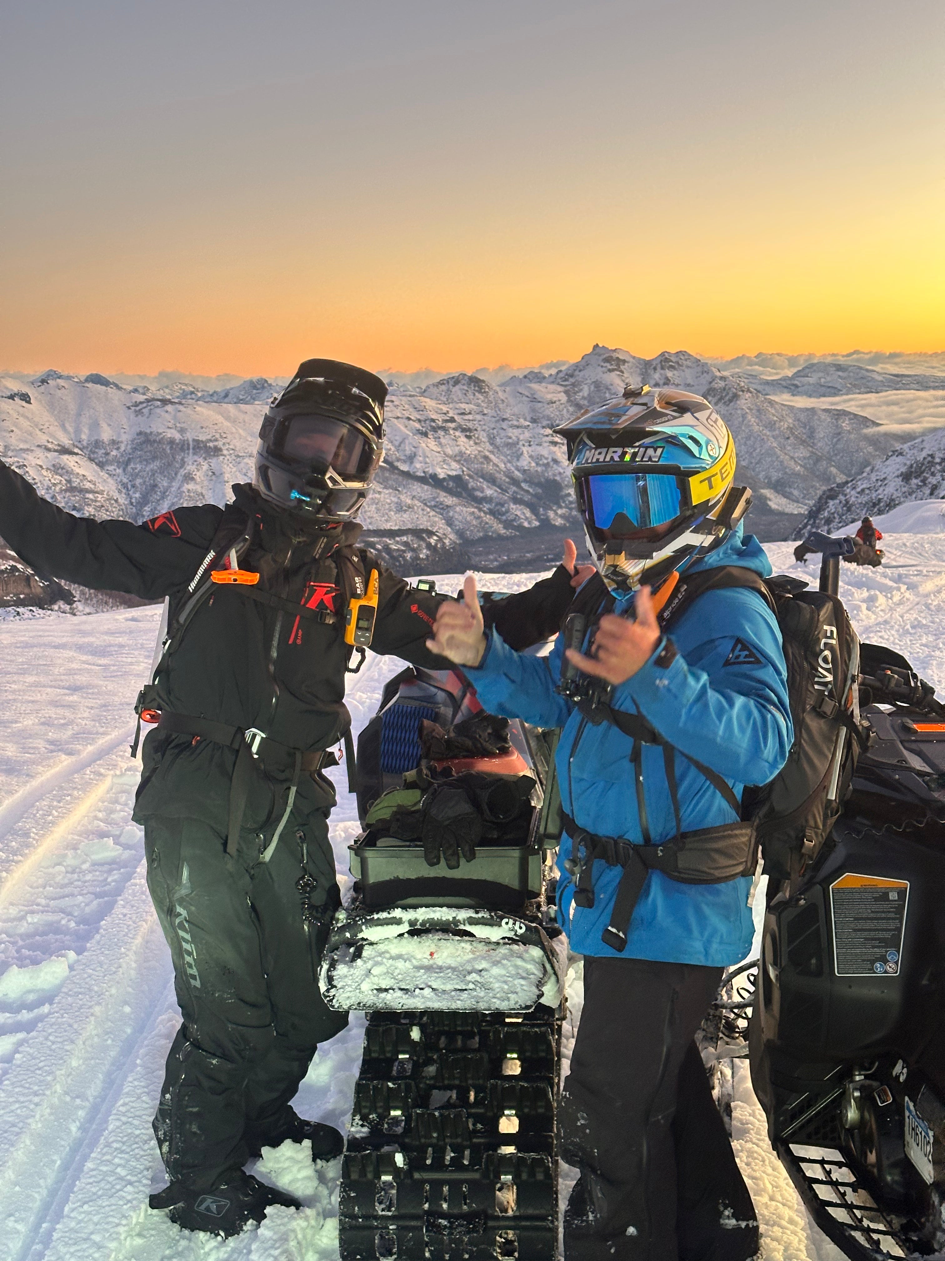 Snowmobile in Chile at Escoriales Summer 2026