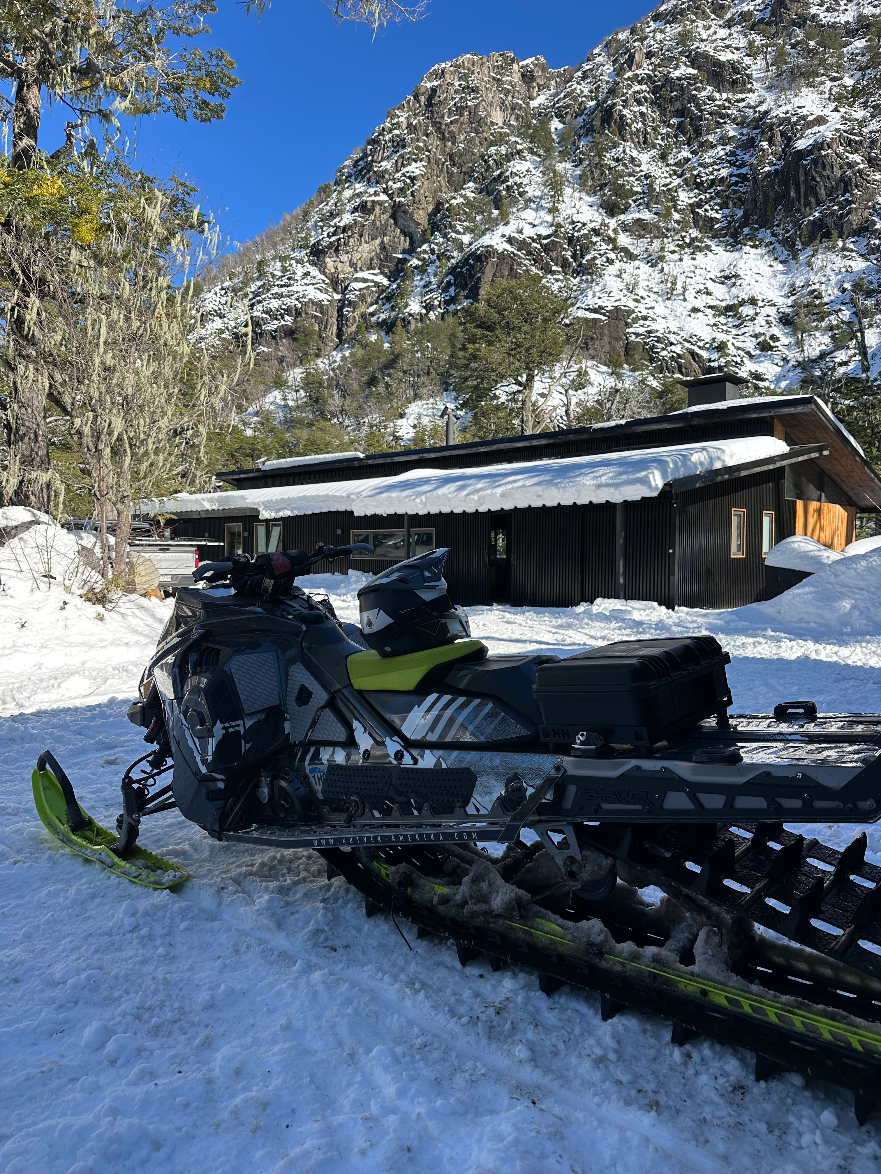 Snowmobile in Chile at Escoriales Summer 2026