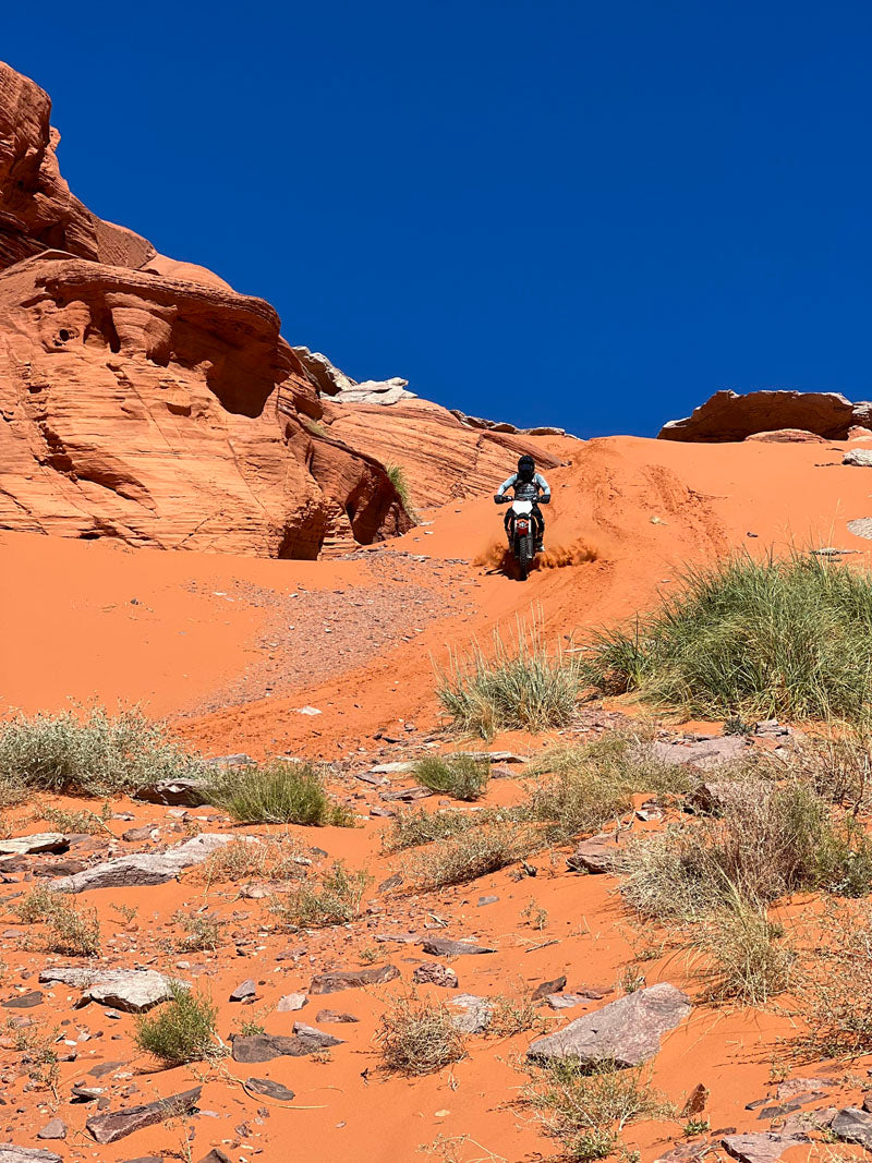 Mountain Slayerz rental dirt bike tour in St. George, Southern Utah