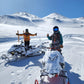 Snowmobile in Chile with Steve & DJ at Escoriales
