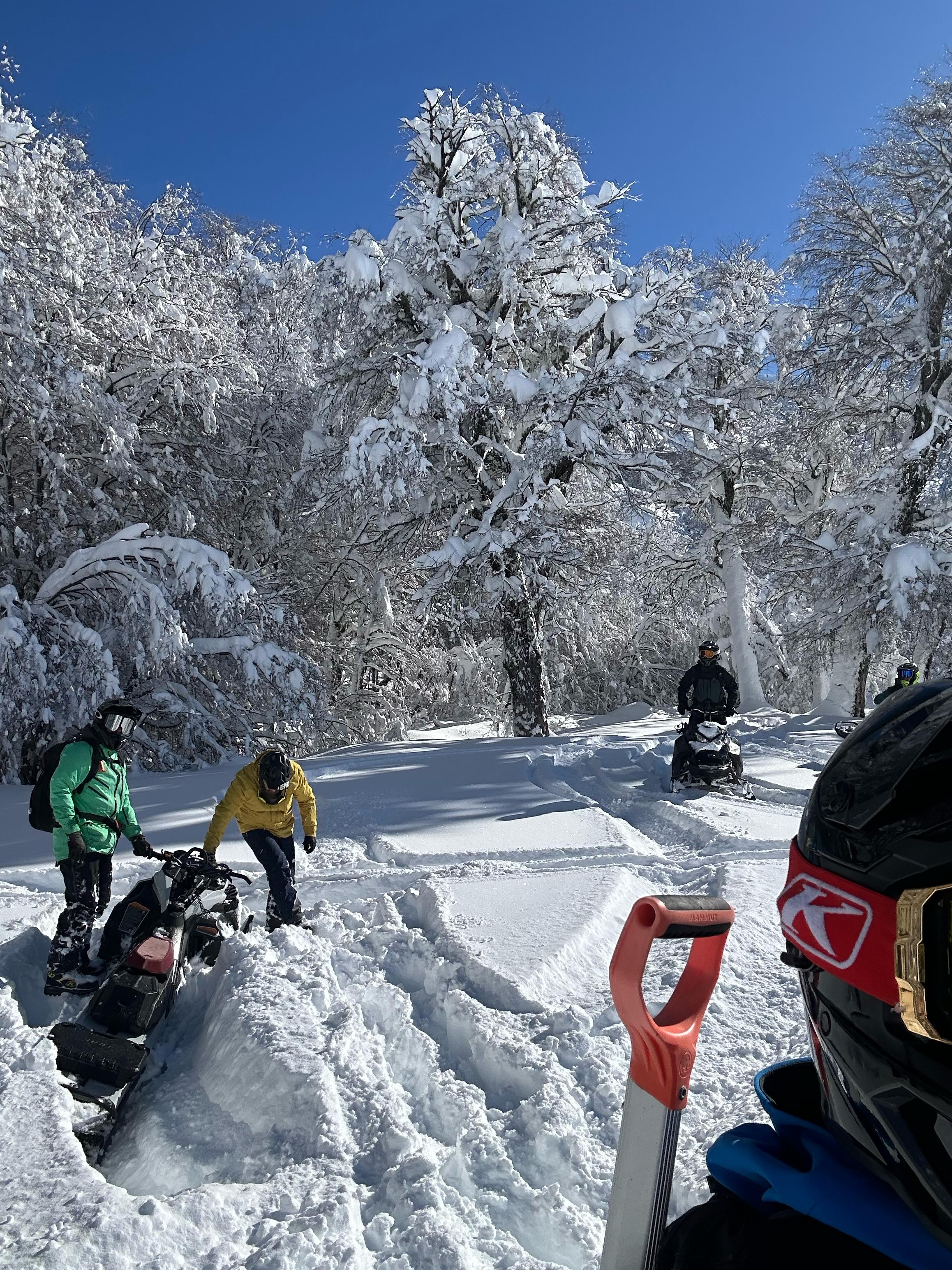 Snowmobile in Chile at Escoriales Summer 2026