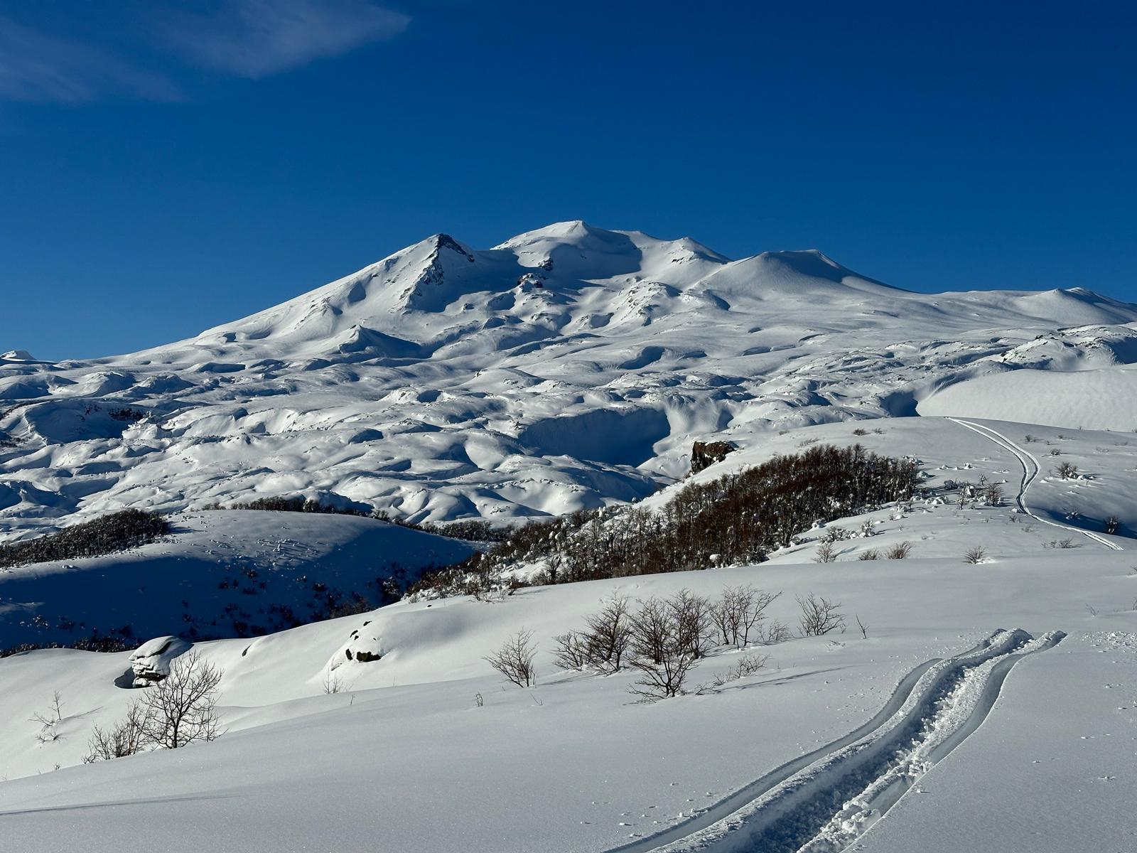 Snowmobile in Chile at Escoriales Summer 2026