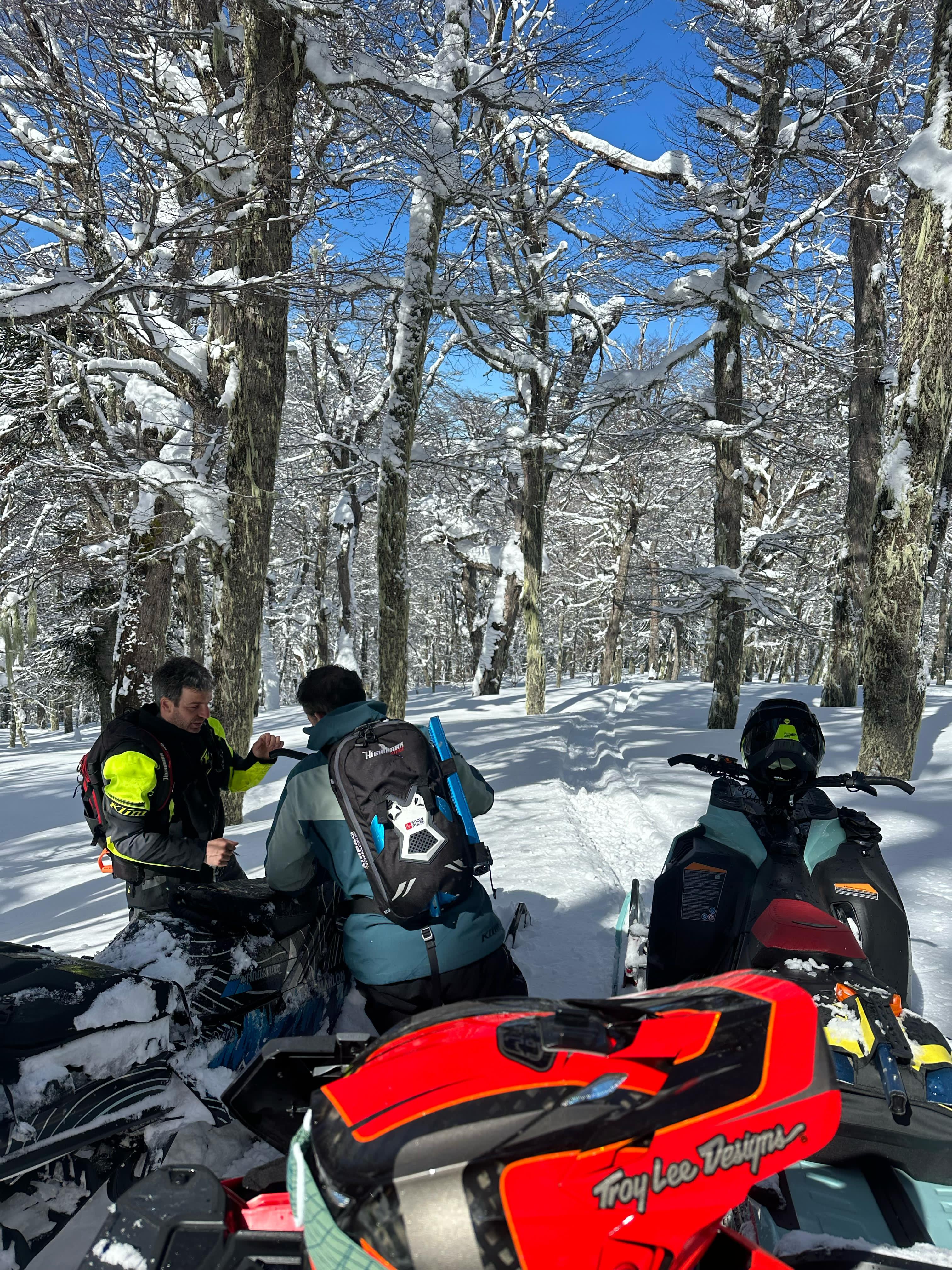 Snowmobile in Chile at Escoriales Summer 2026