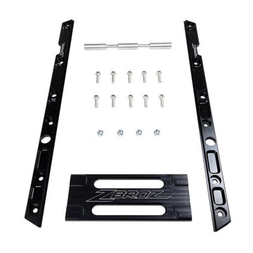 Zbroz Ski-Doo Gen 5 billet rail brace kit 2023-2024 — 4-piece design with crossbar