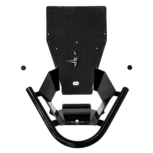 ARCTIC CAT ASCENDER/YAMAHA MOUNTAIN MAX FRONT BUMPER WITH SKID PLATE