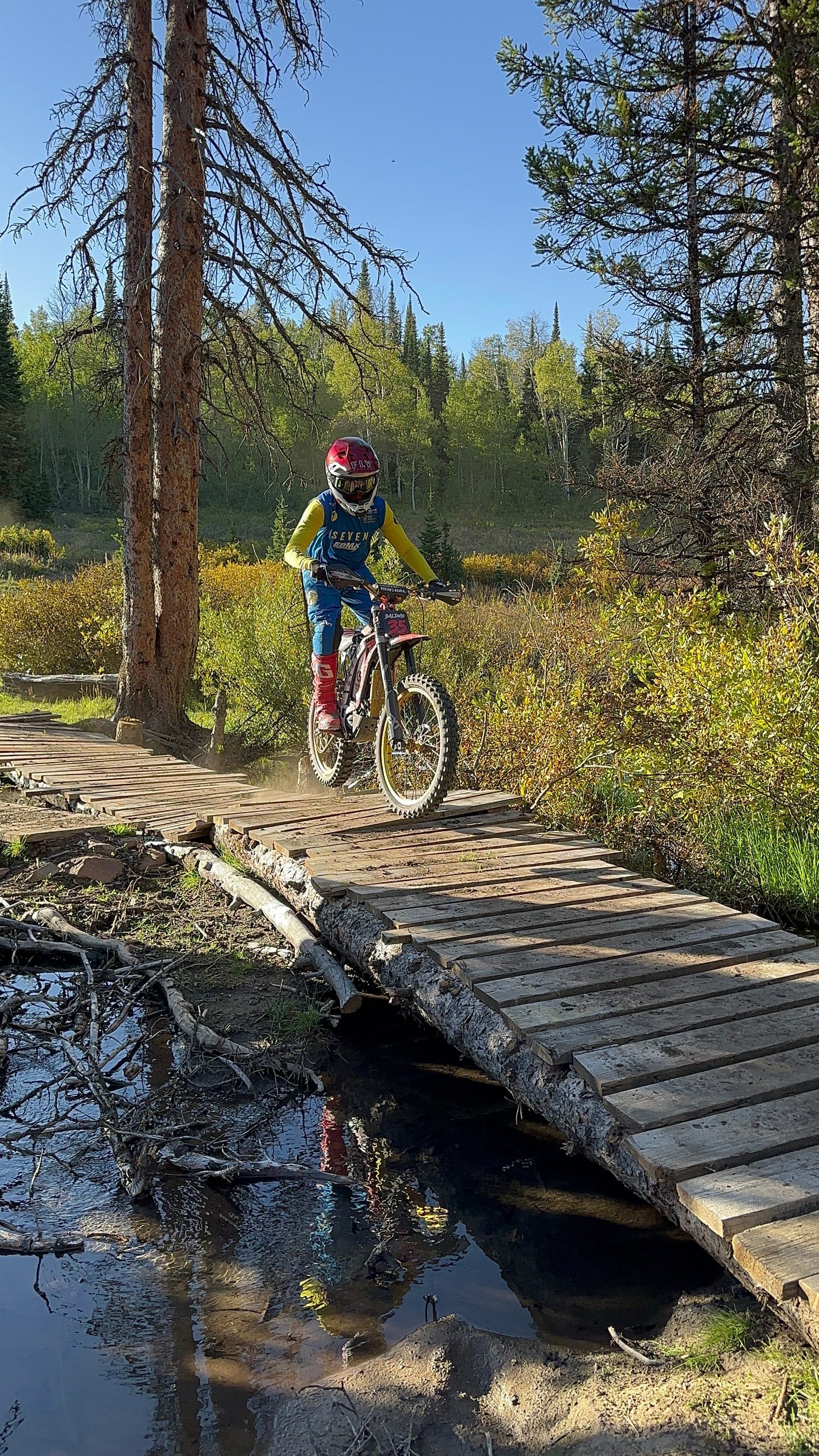 Northern Utah e-moto tour — electric dirt bike mountain scenery