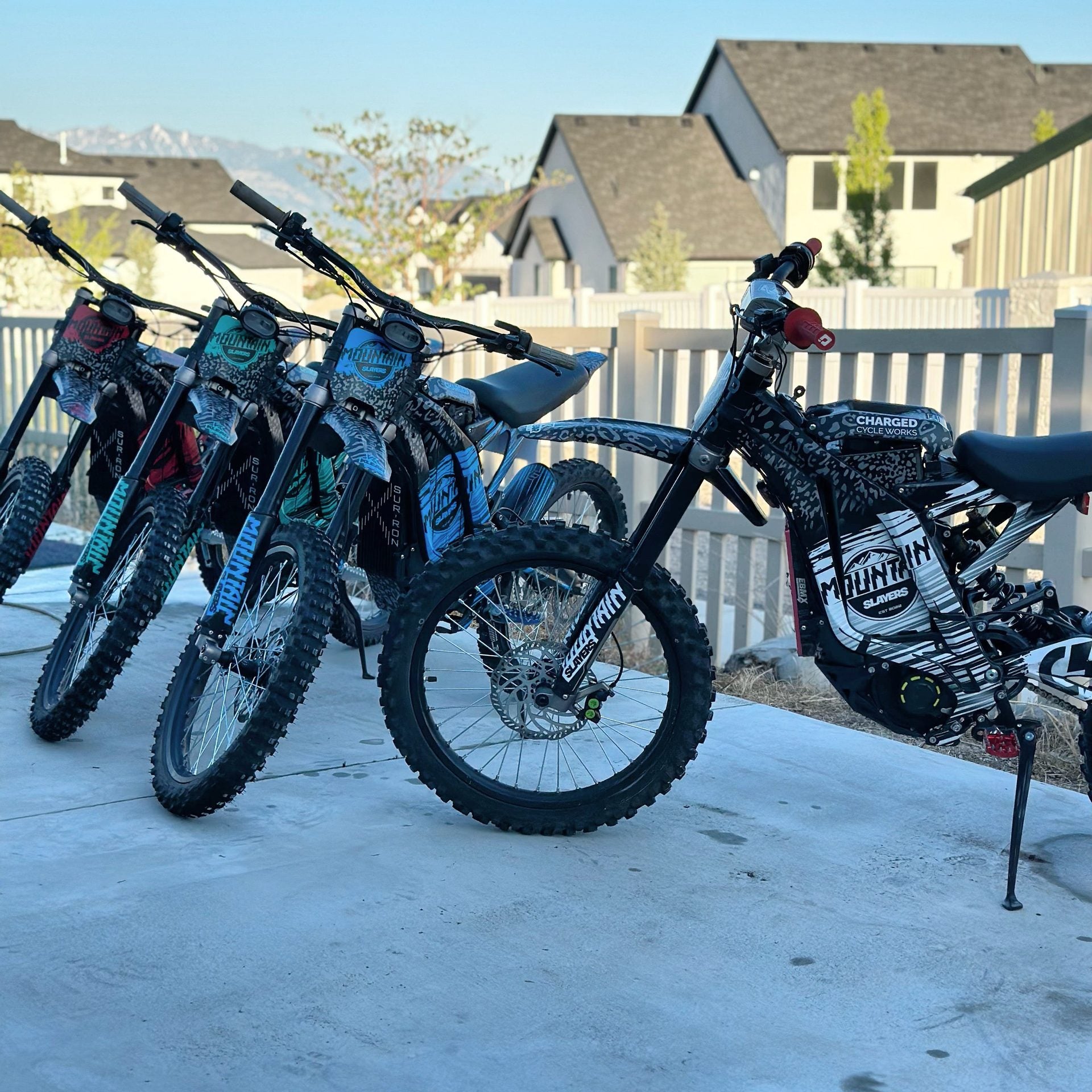 Northern Utah e-moto tour — electric dirt bike on mountain trail